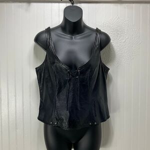 HARLEY-DAVIDSON Leather Tank Top